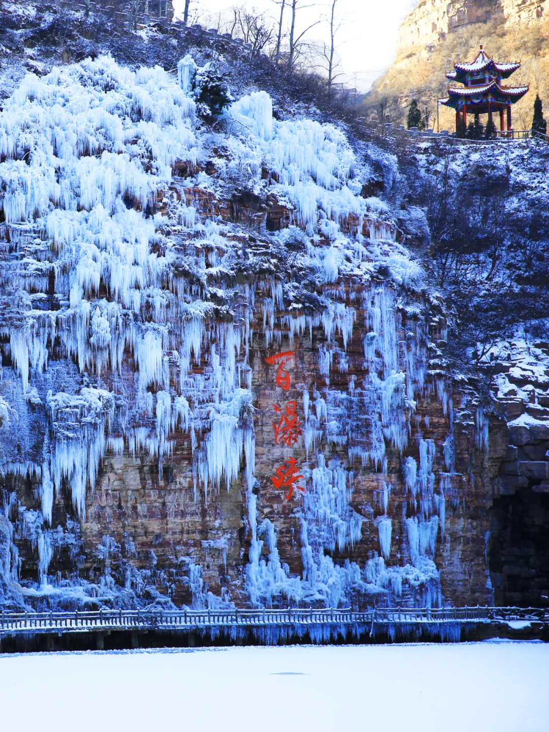 美成油画!千万不要错过雪后的七步沟