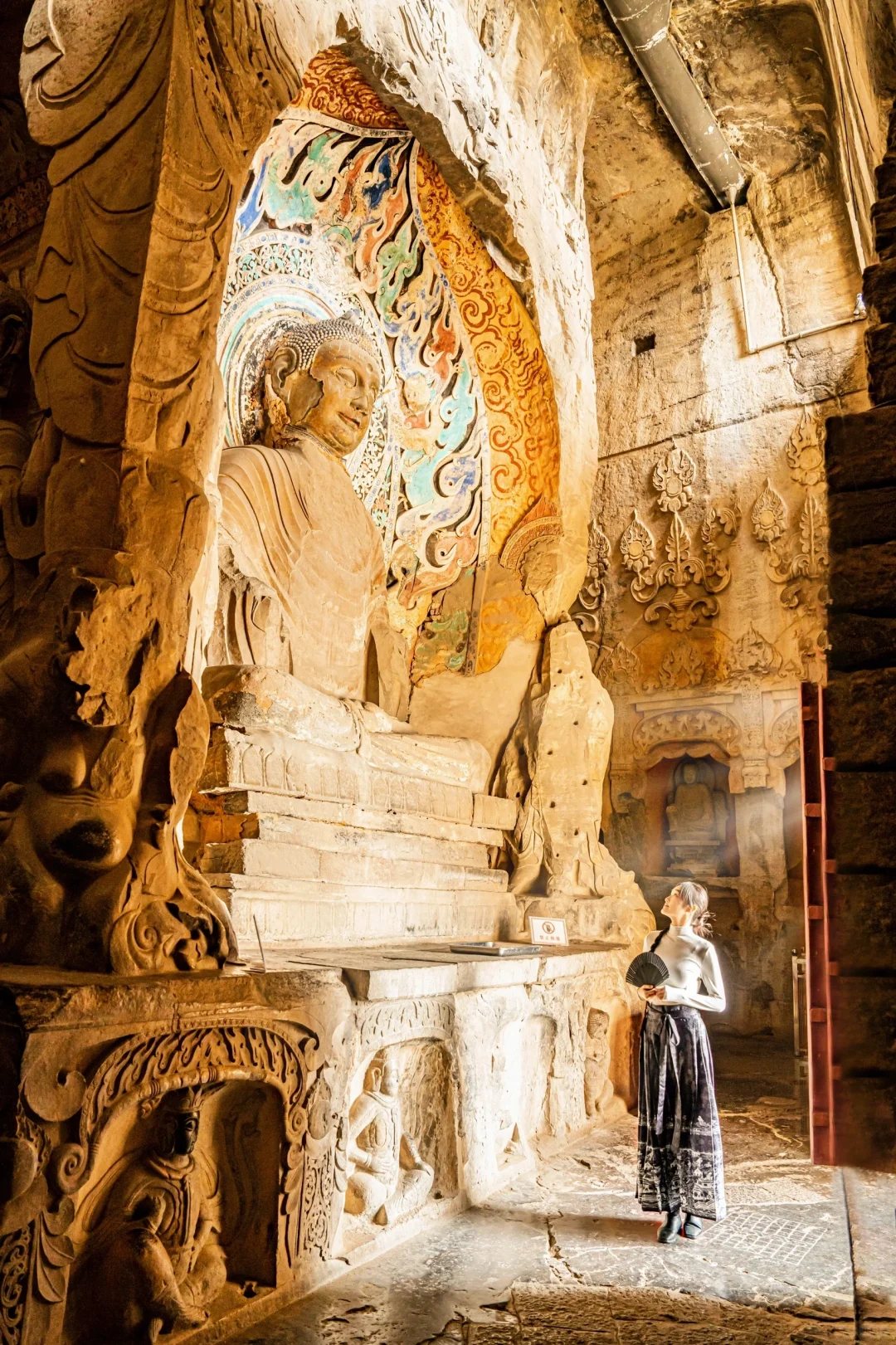 以为云冈石窟够震撼了，直到我来到响堂山‼️