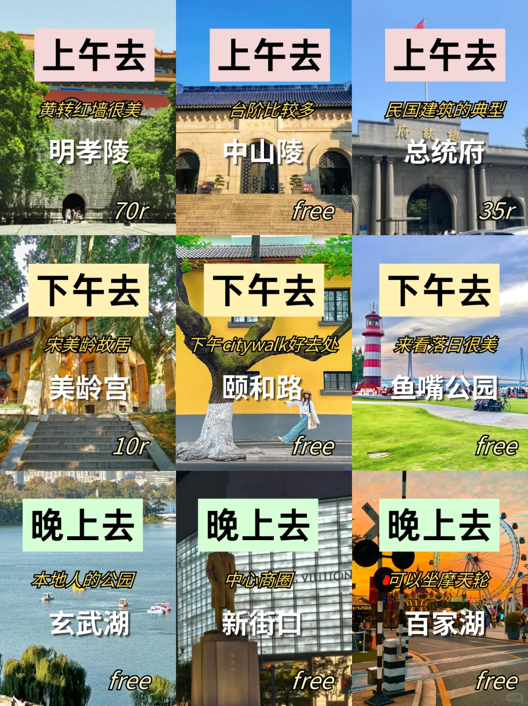 南京三天两晚旅游攻略!!超全懒人版!!