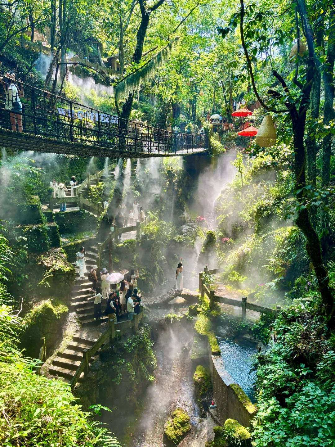 💯%出片宝藏森林秘境,避暑圣地🌴🌟🌟仙桥洞