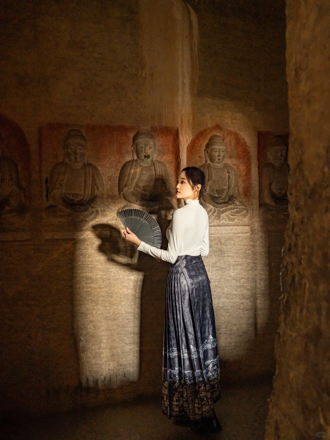 以为云冈石窟够震撼了，直到我来到响堂山‼️