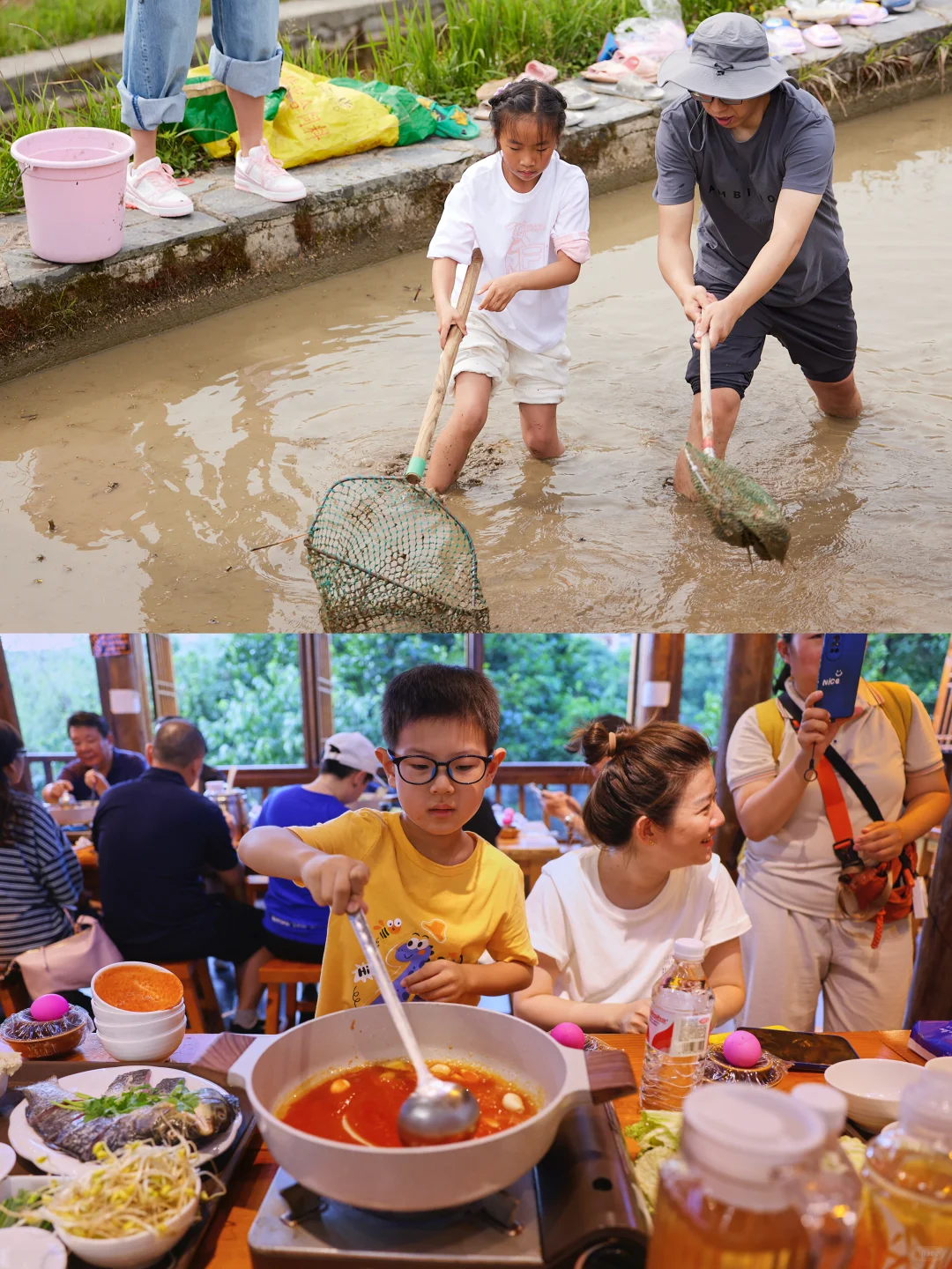 别挤崇左了!带娃去22℃贵州,探洞摸鱼超嗨