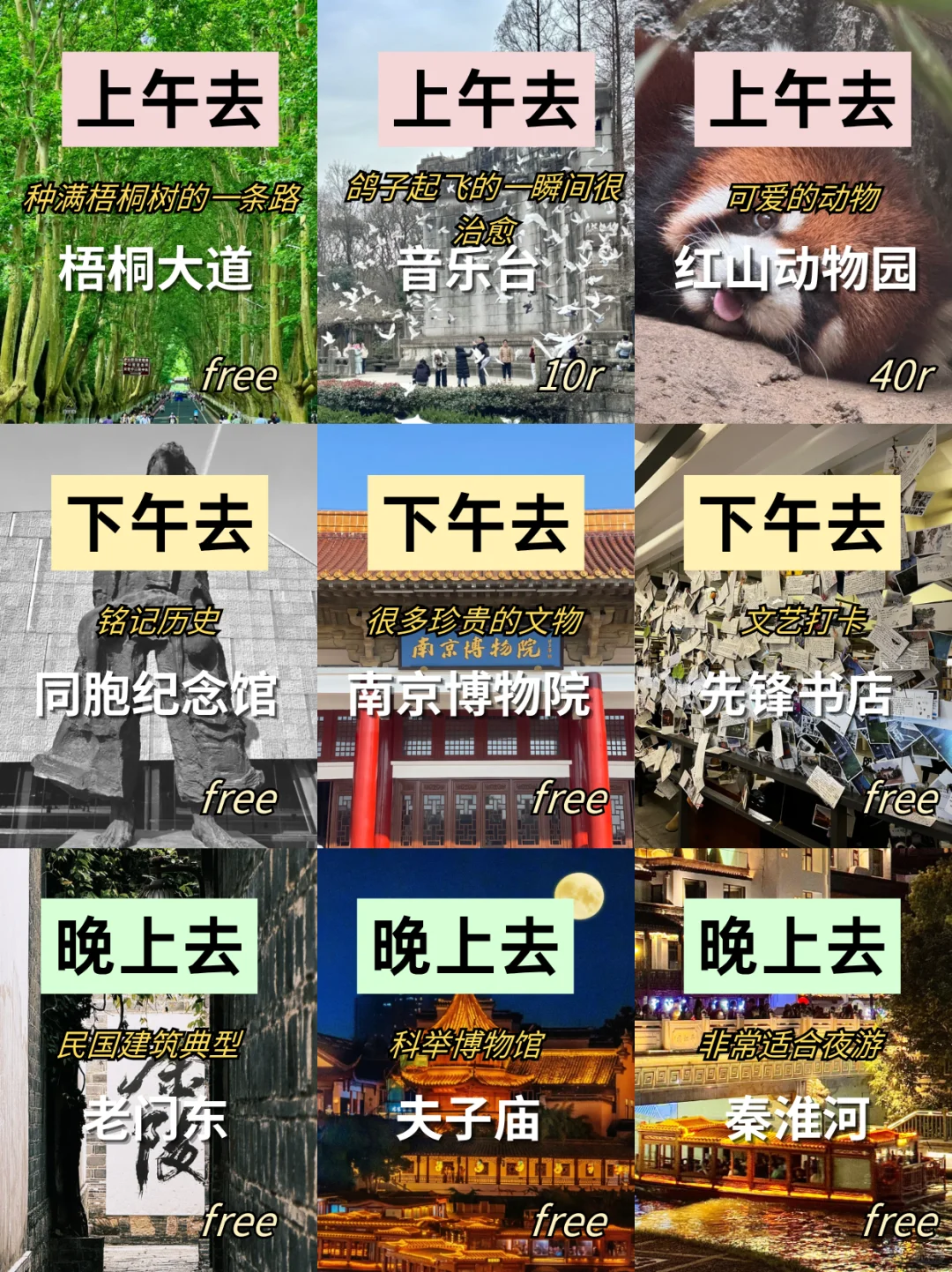 南京三天两晚旅游攻略!!超全懒人版!!