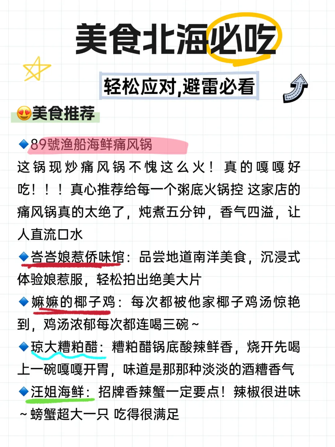 六一礼物来咯！北海懒人版旅游攻略来来咯！