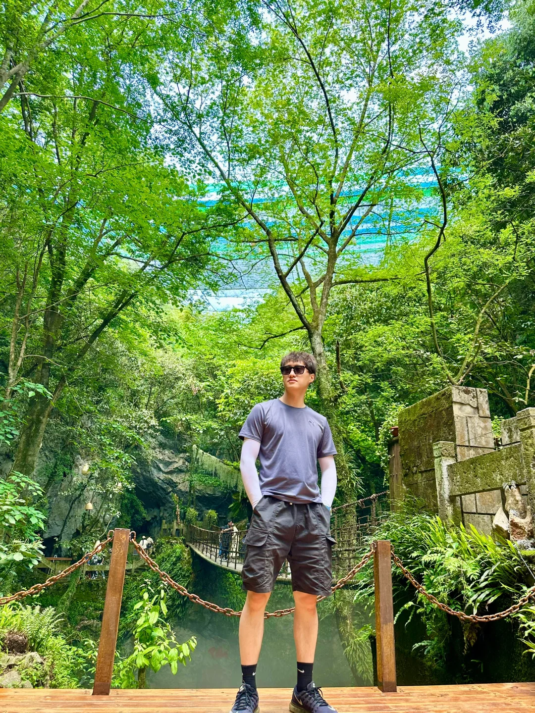 💯%出片宝藏森林秘境,避暑圣地🌴🌟🌟仙桥洞