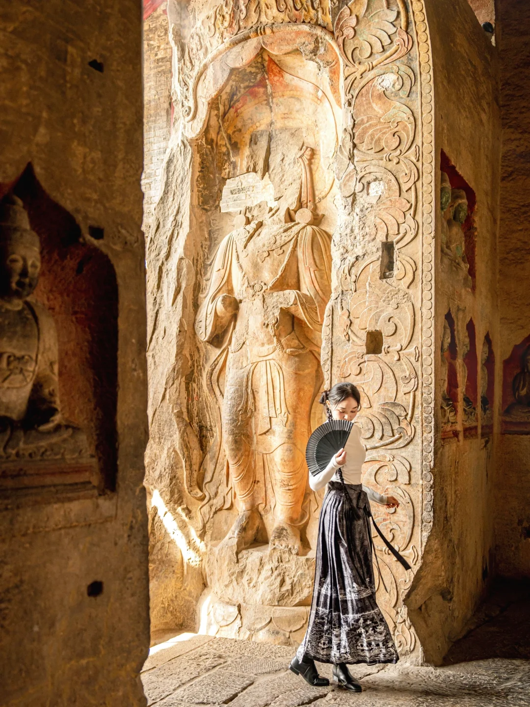 以为云冈石窟够震撼了，直到我来到响堂山‼️