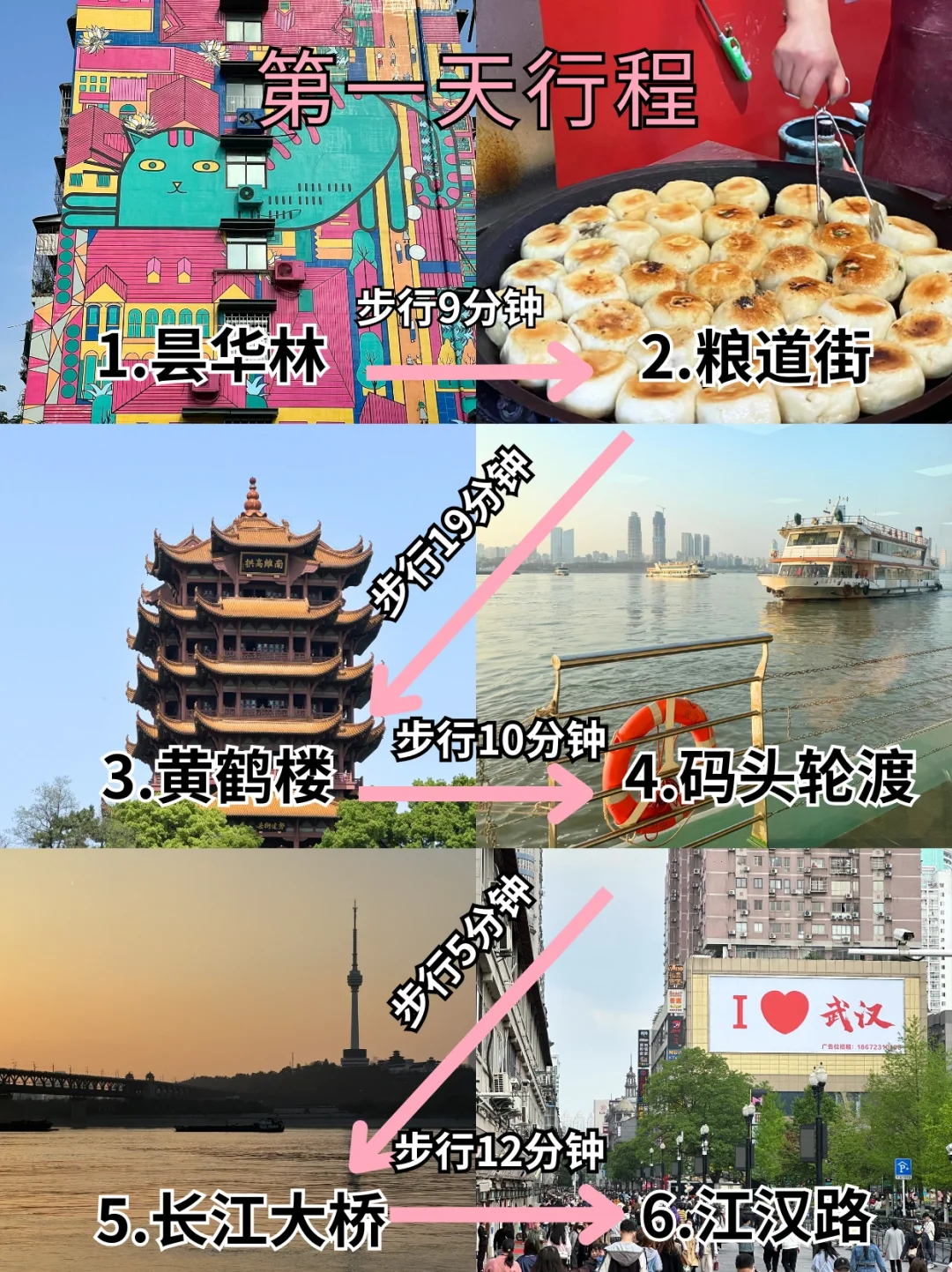 武汉旅游攻略📍三天两晚不绕路行程+建议！！