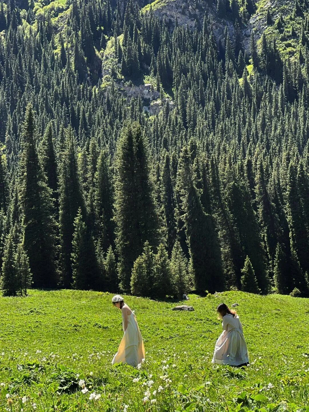 带闺蜜去了22℃的赛里木湖，真比新西兰震撼！