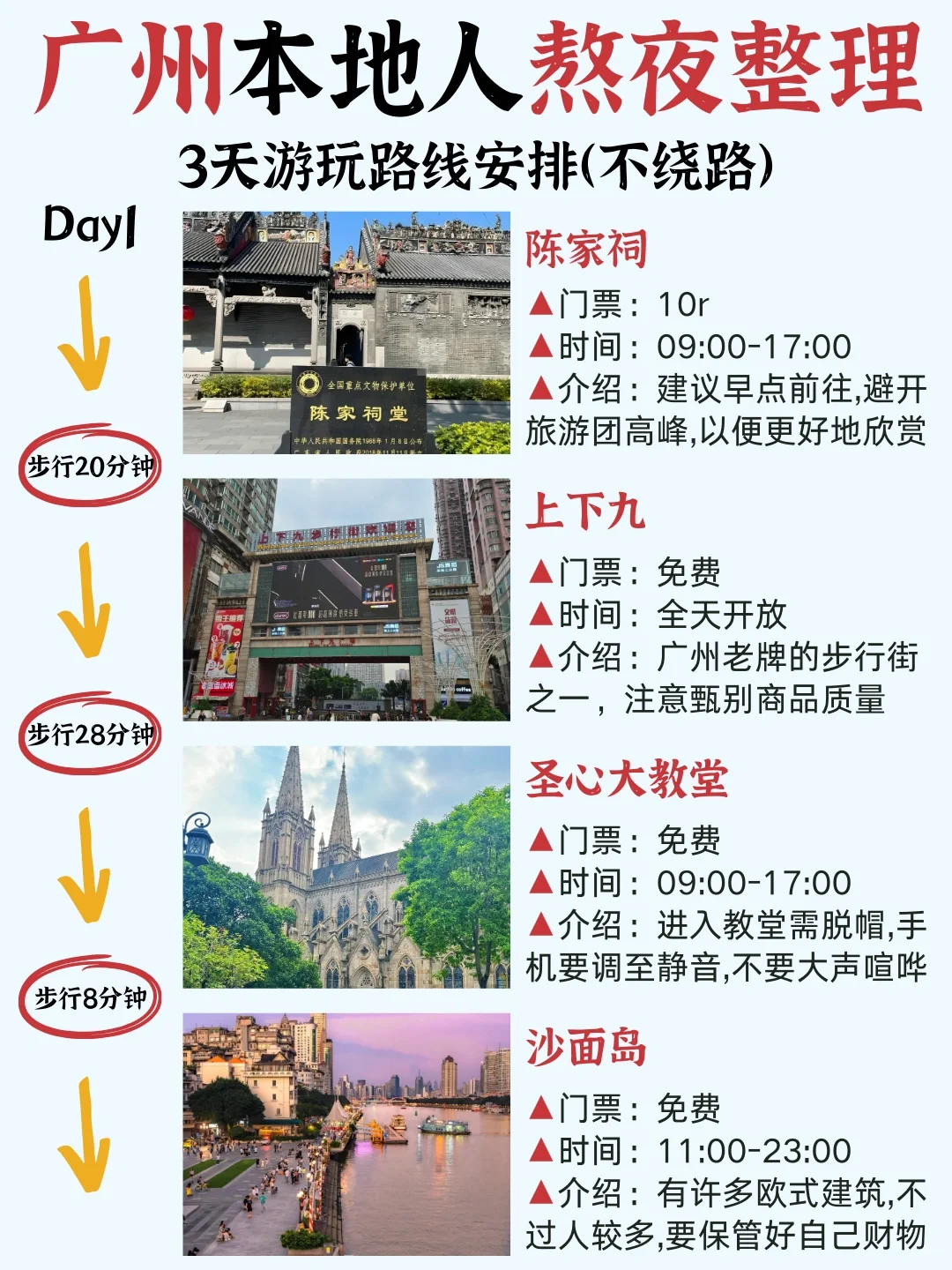 来广州带上这篇3日游攻略🙌真的很轻松