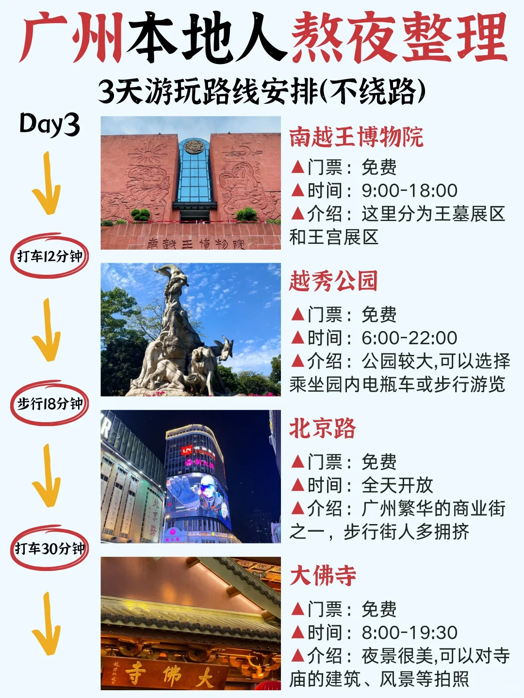 来广州带上这篇3日游攻略🙌真的很轻松