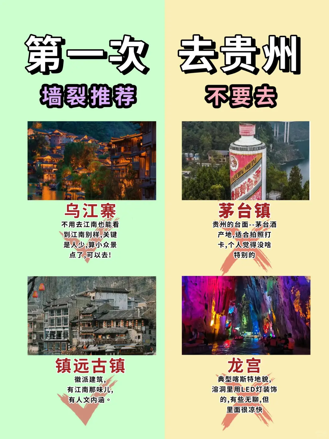 第一次去贵州避暑吃美食，避雷哪里不要去⁉️