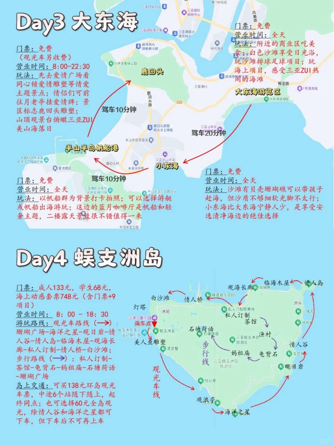 三亚刚回…本j人对自己的旅游复盘甚是满意！！