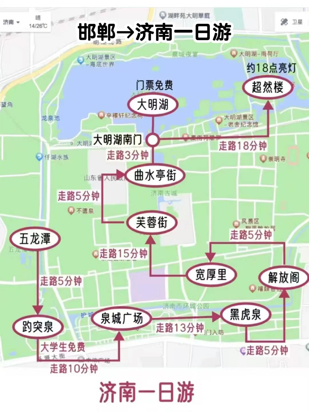 邯郸周边游之济南一日游，旅游攻略分享
