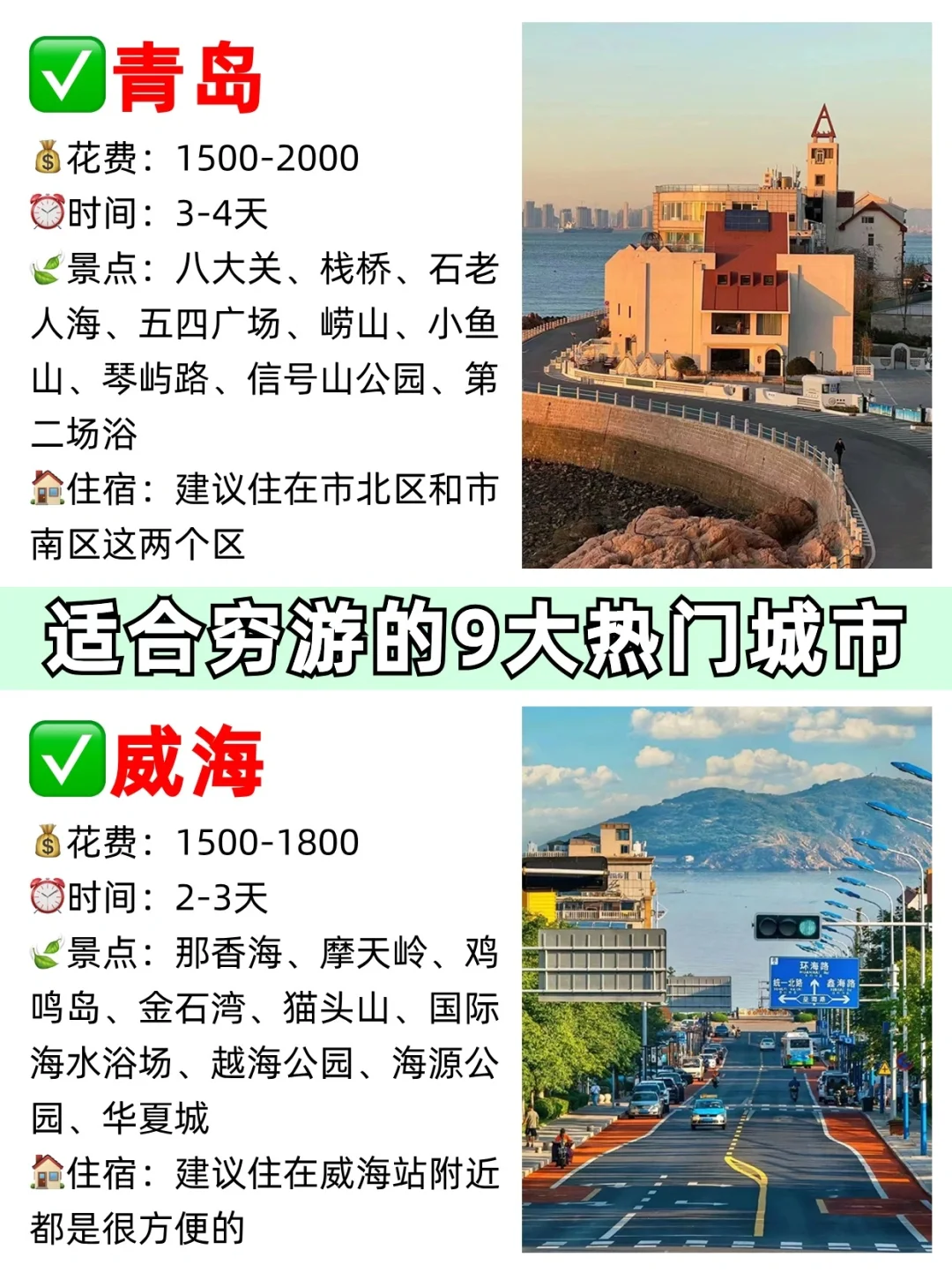 必看！适合姐妹们的9⃣️大热门城市推荐✈