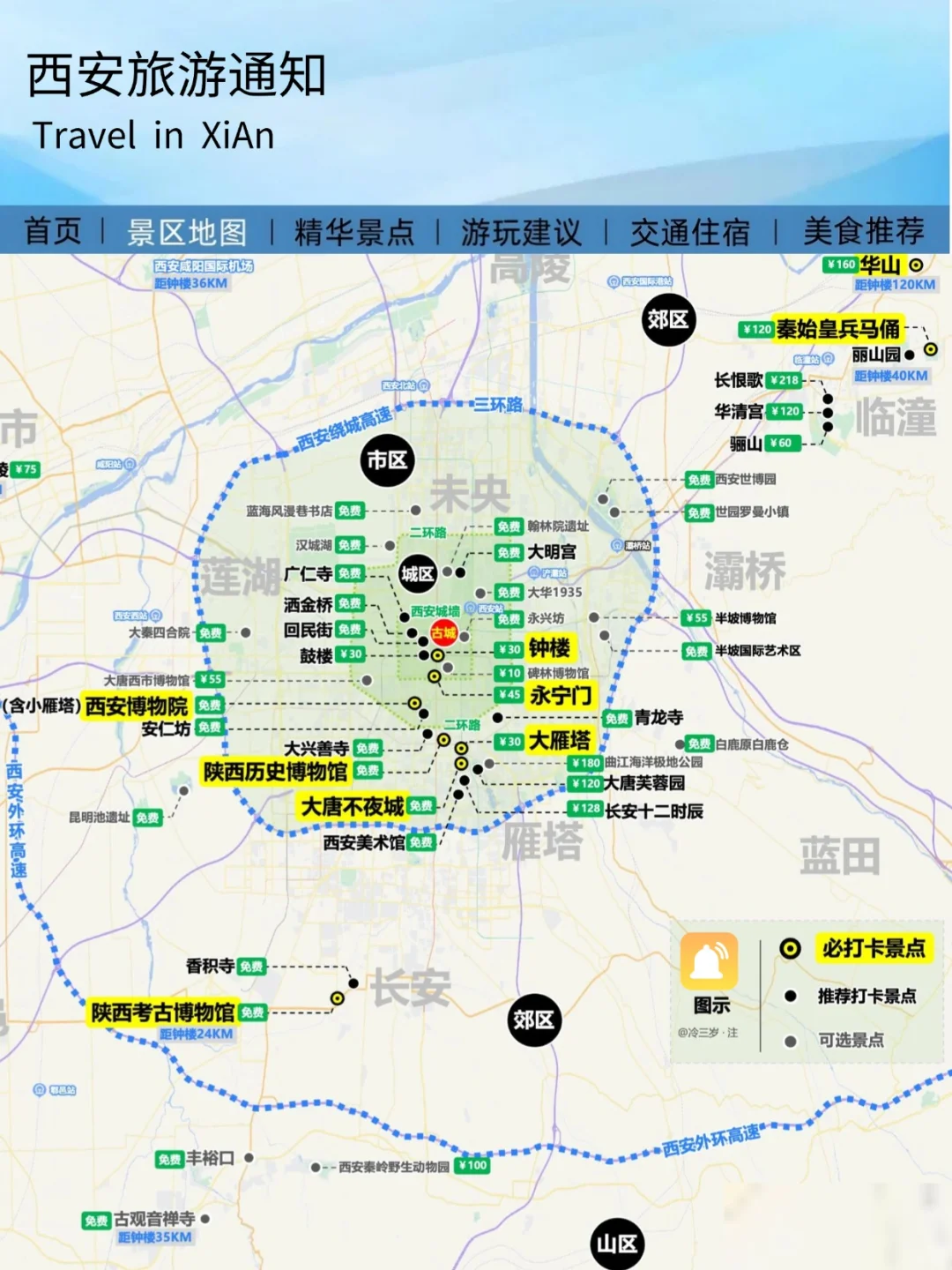 西安旅游通知！幸好提前看到了