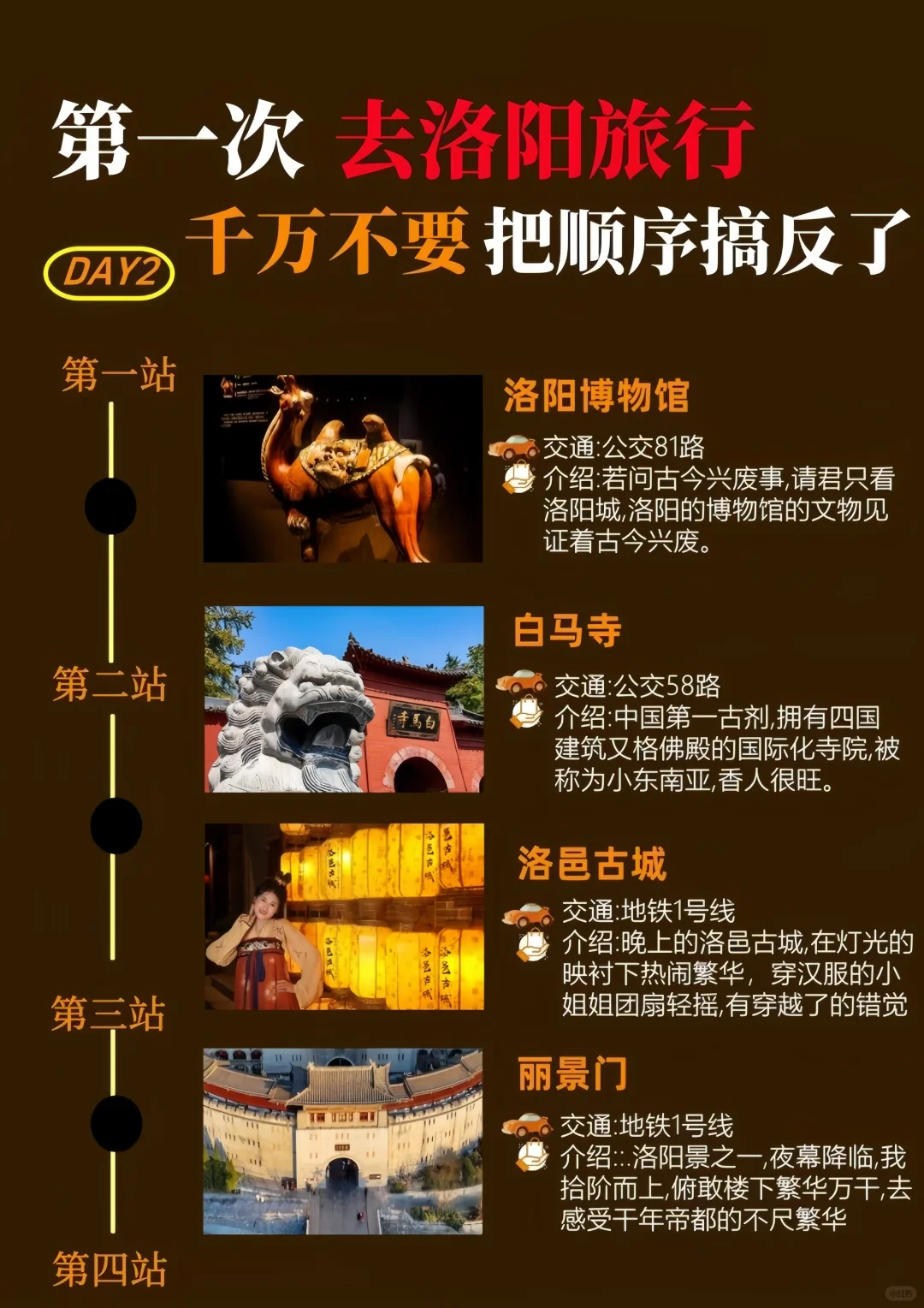 熬了个大夜😳洛阳游玩攻略备好啦✅洛阳真