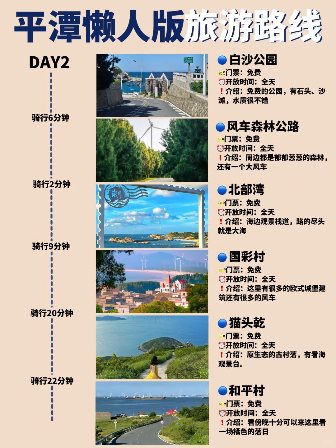 终于有人把平潭路线说清楚了（附旅游攻略）