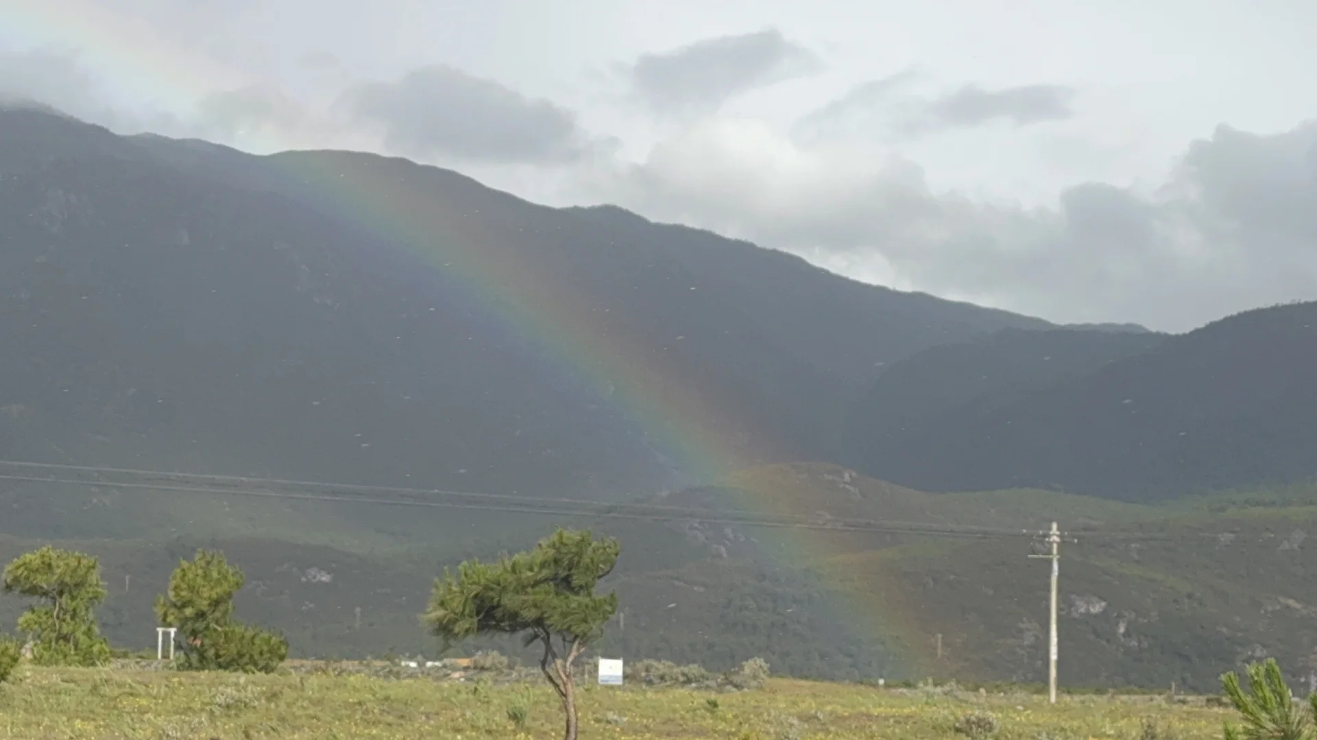 雨过天晴！丽江的彩虹🌈