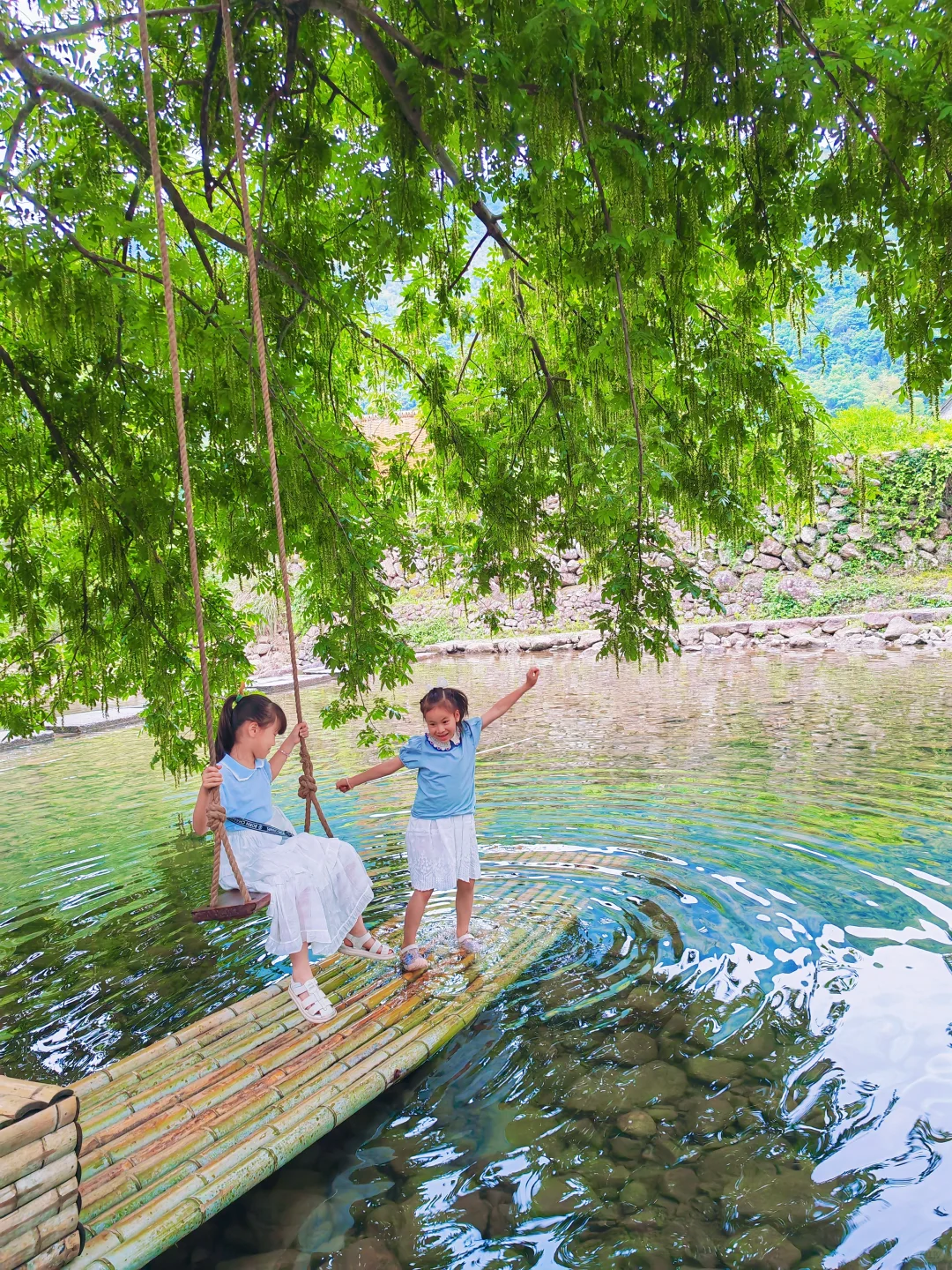 坐拥人间绝美，溪水摇篮🌲🌲