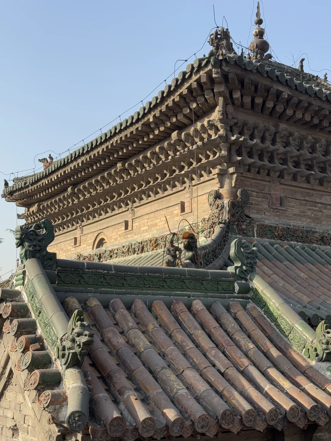 被这密密麻麻的华栱震撼到头皮发麻