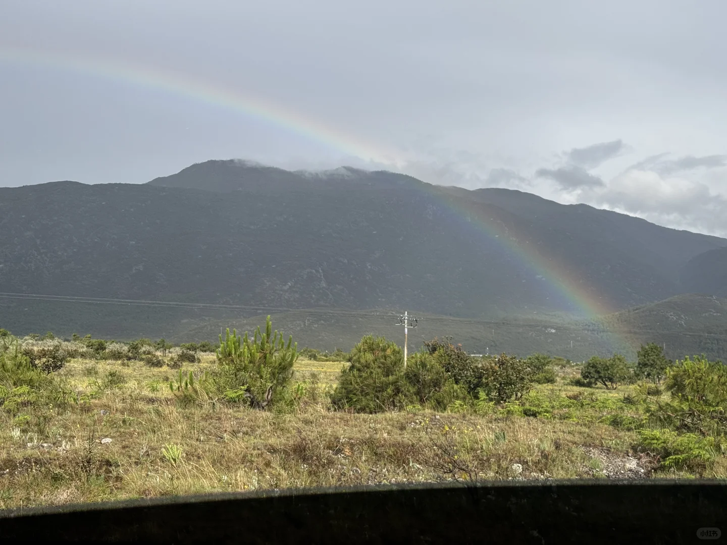 雨过天晴！丽江的彩虹🌈