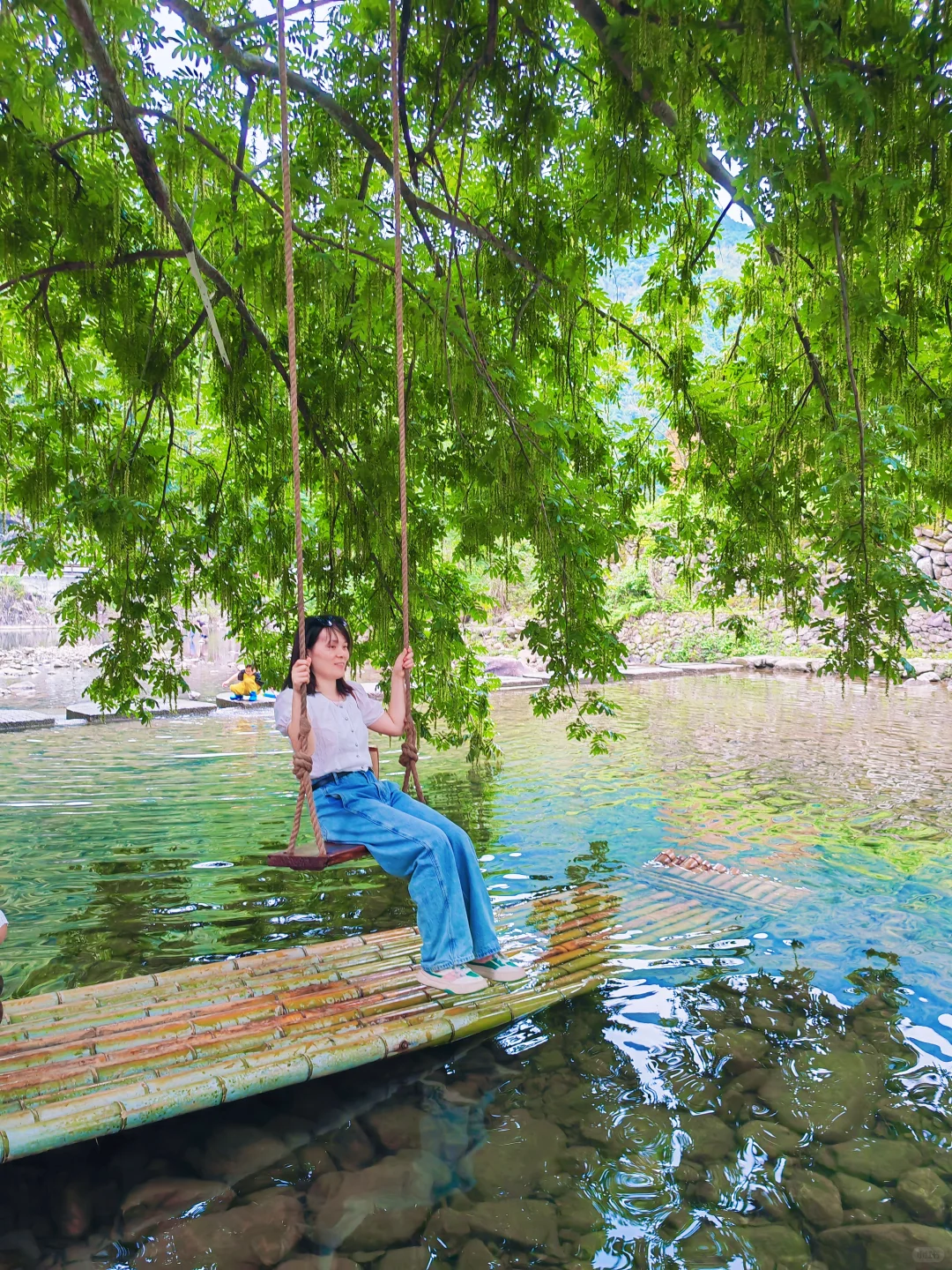 坐拥人间绝美，溪水摇篮🌲🌲