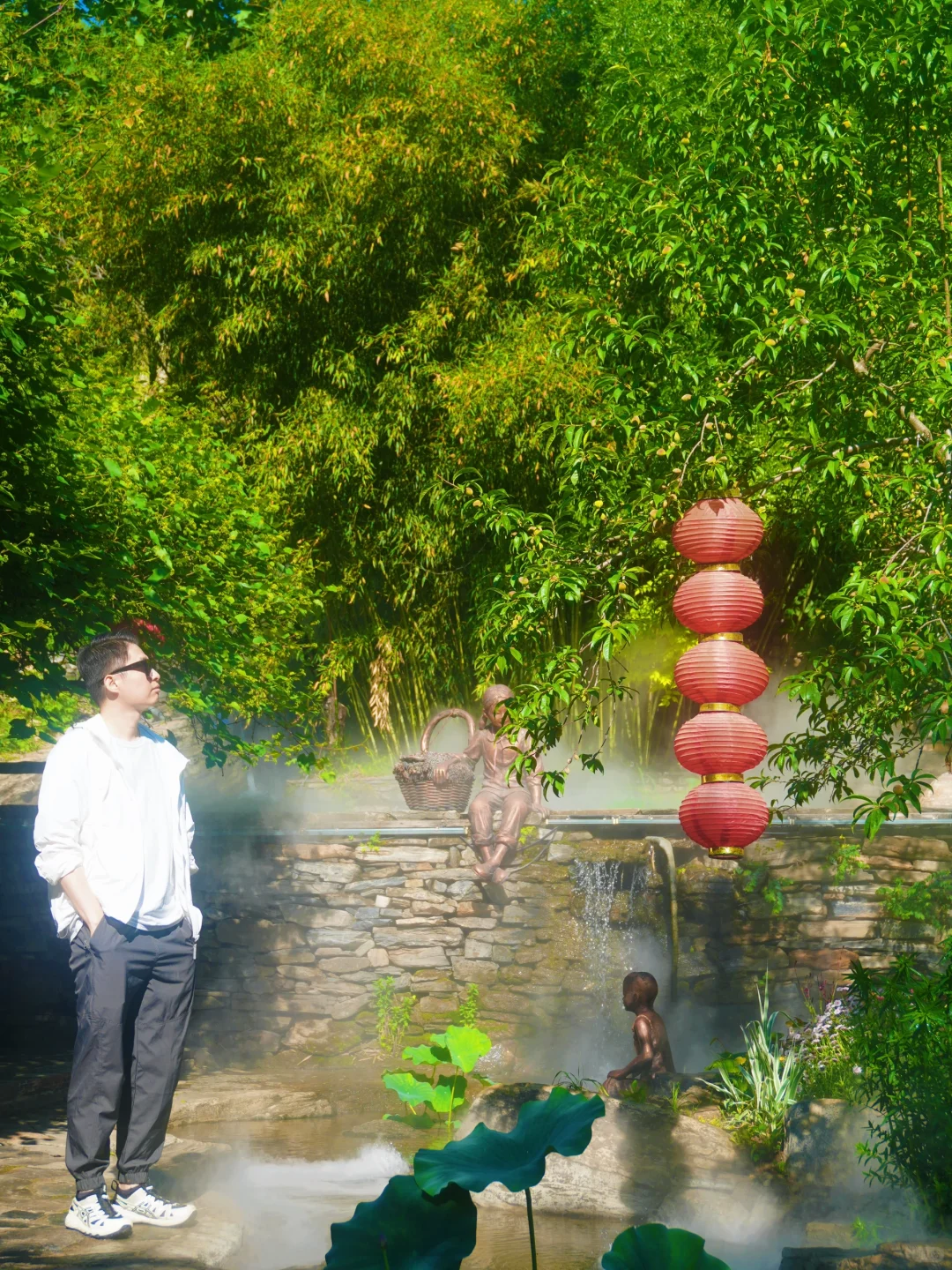 美哭了😭，拍到了同款莫奈花园，亲子友好