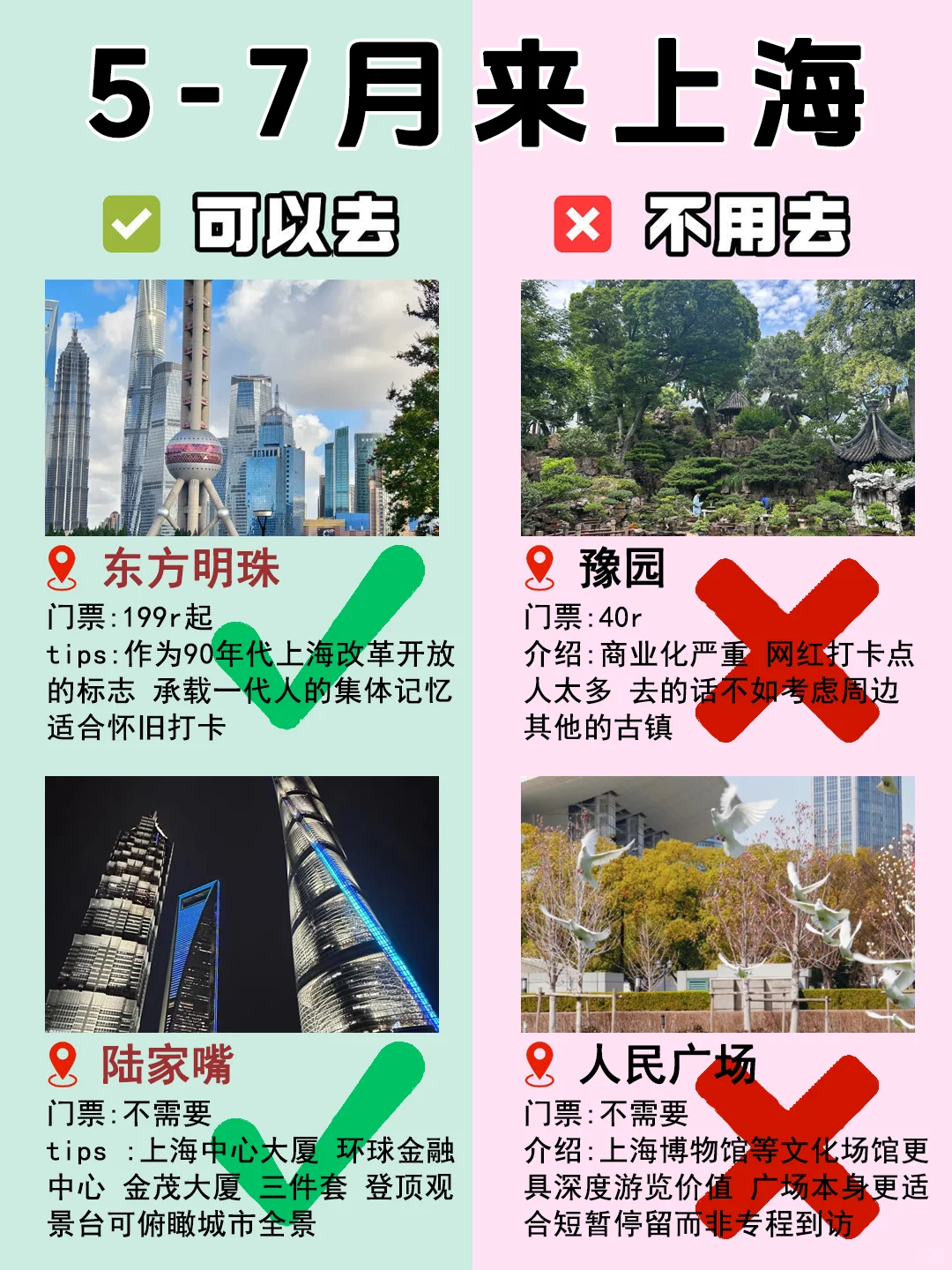 5-7月来上海，可以去🆚不用去