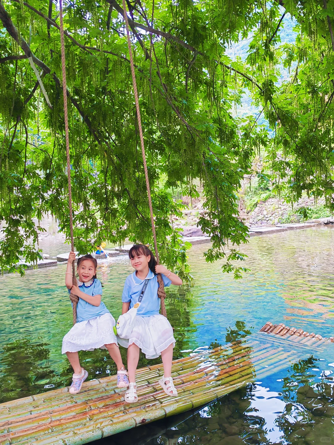 坐拥人间绝美，溪水摇篮🌲🌲