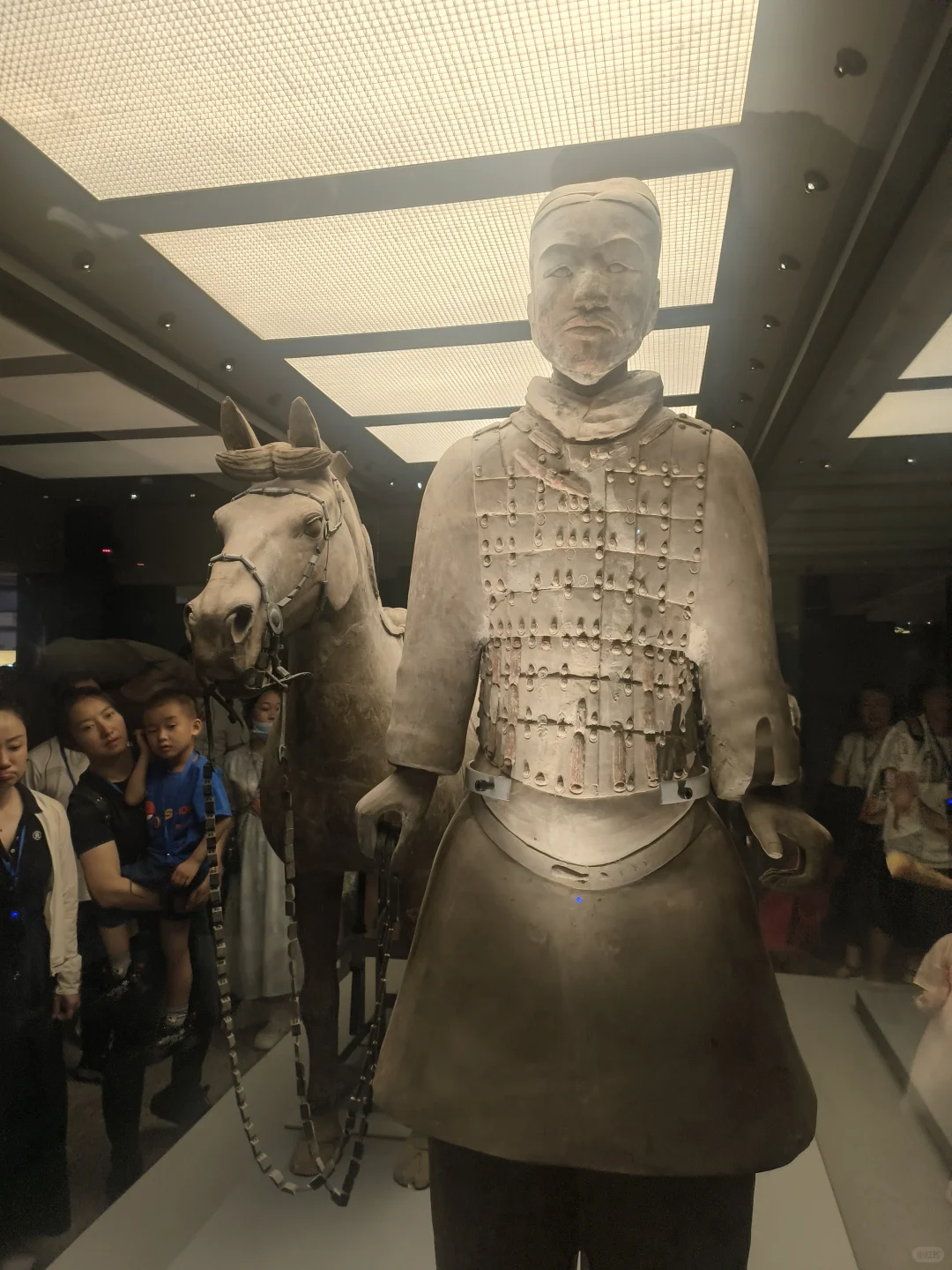带着孩子参观秦始皇陵博物馆