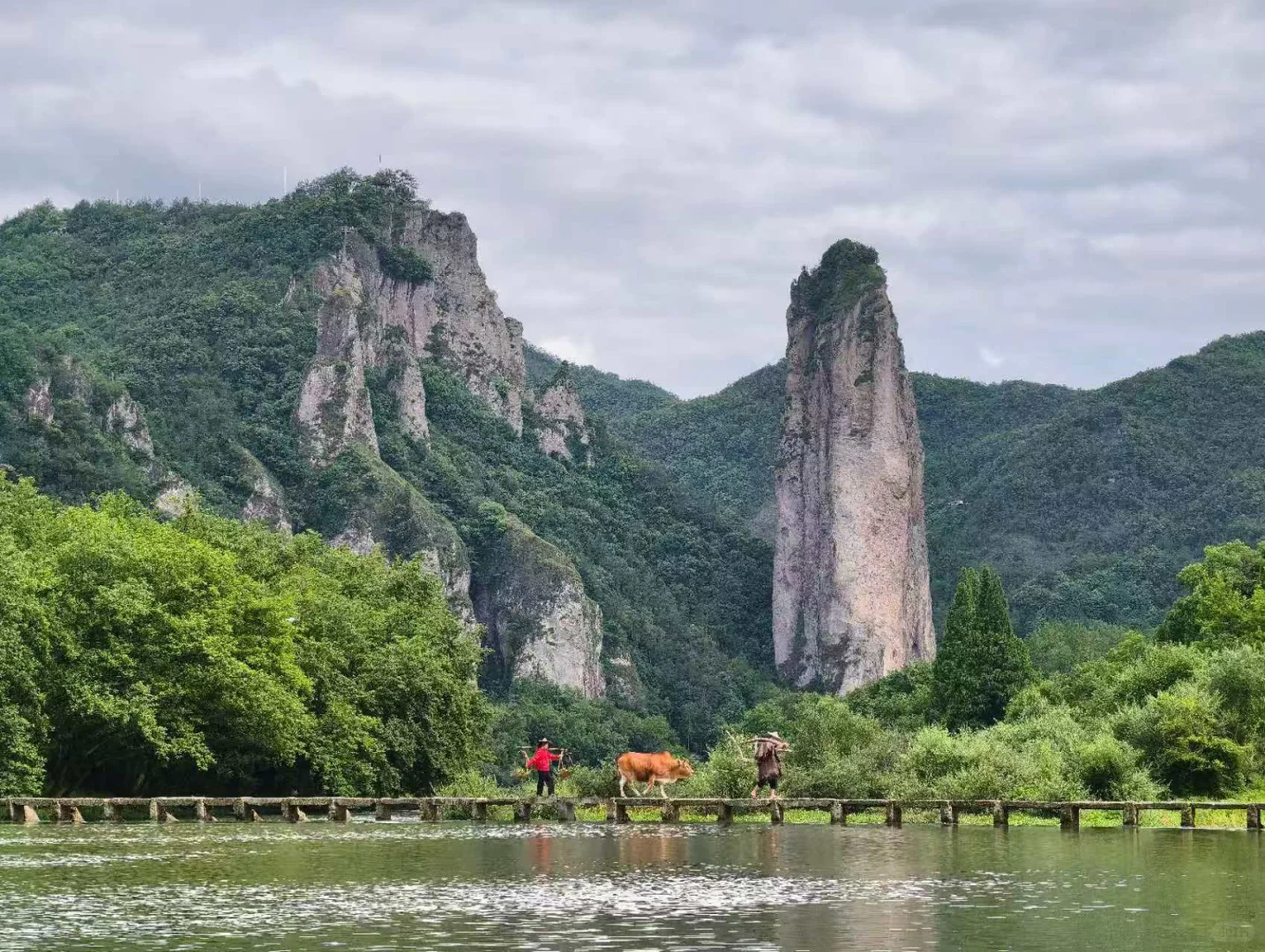 为了这张图特意来了一趟仙都
