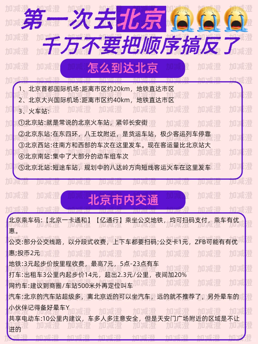北京旅游攻略｜终于把北京景点搞明白了