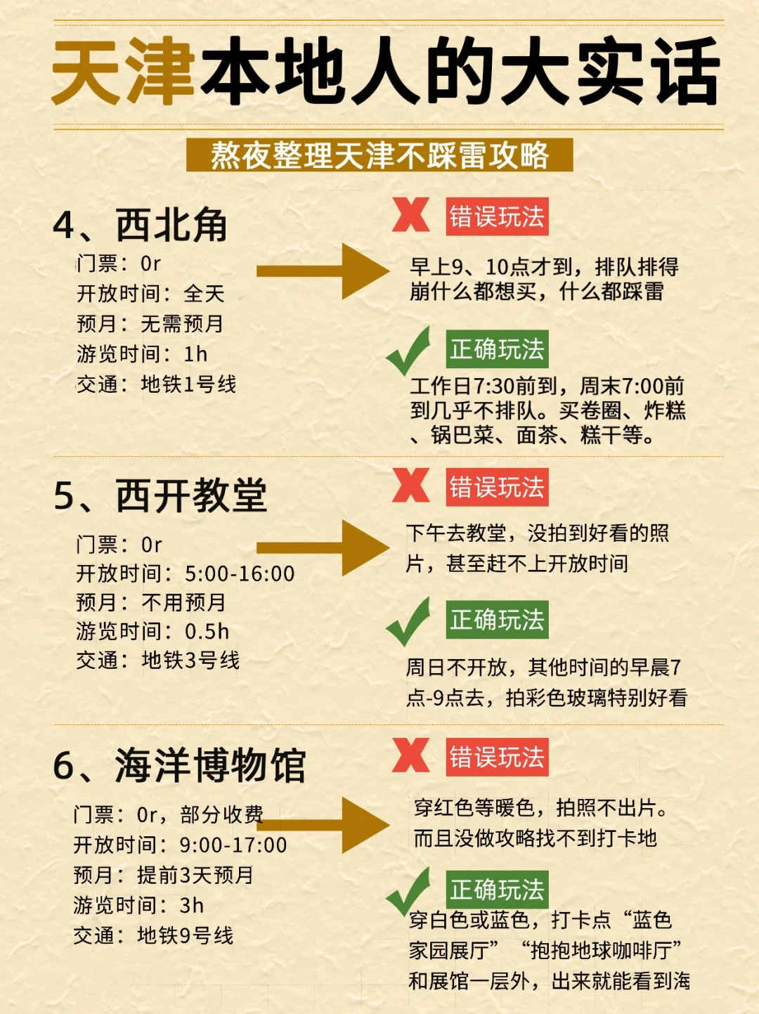 端午要来天津的宝子们注意啦❗️来天津必看❗️