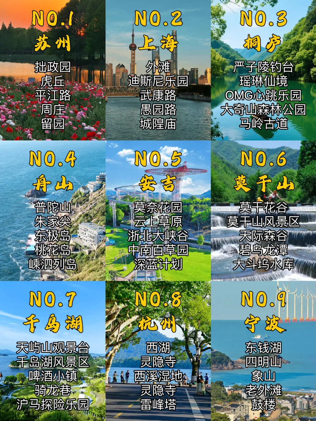 江浙沪周边游💖 6-7月必打卡的8大神仙地