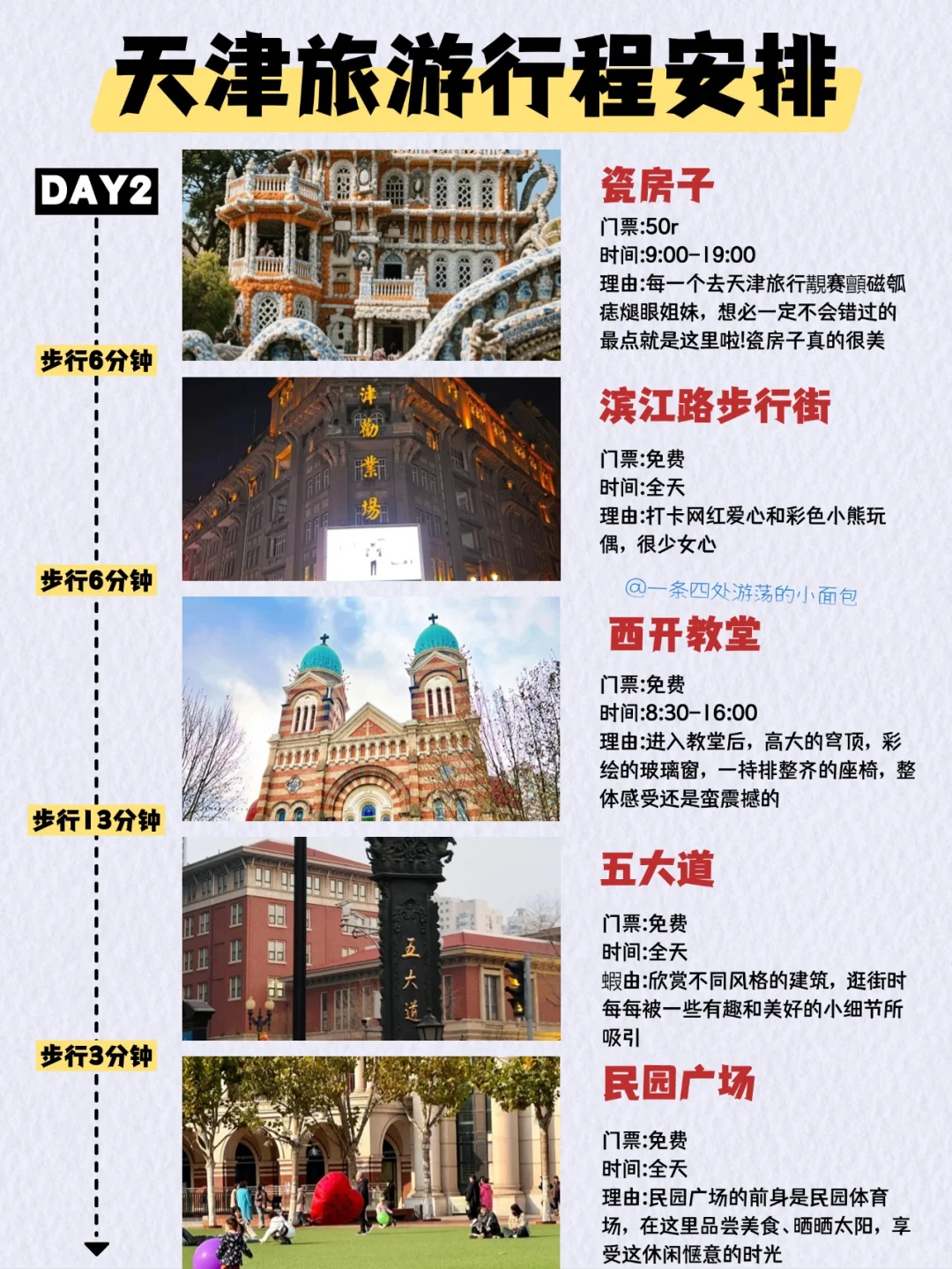 04女大📍天津 | 三天两夜精华版旅游攻略