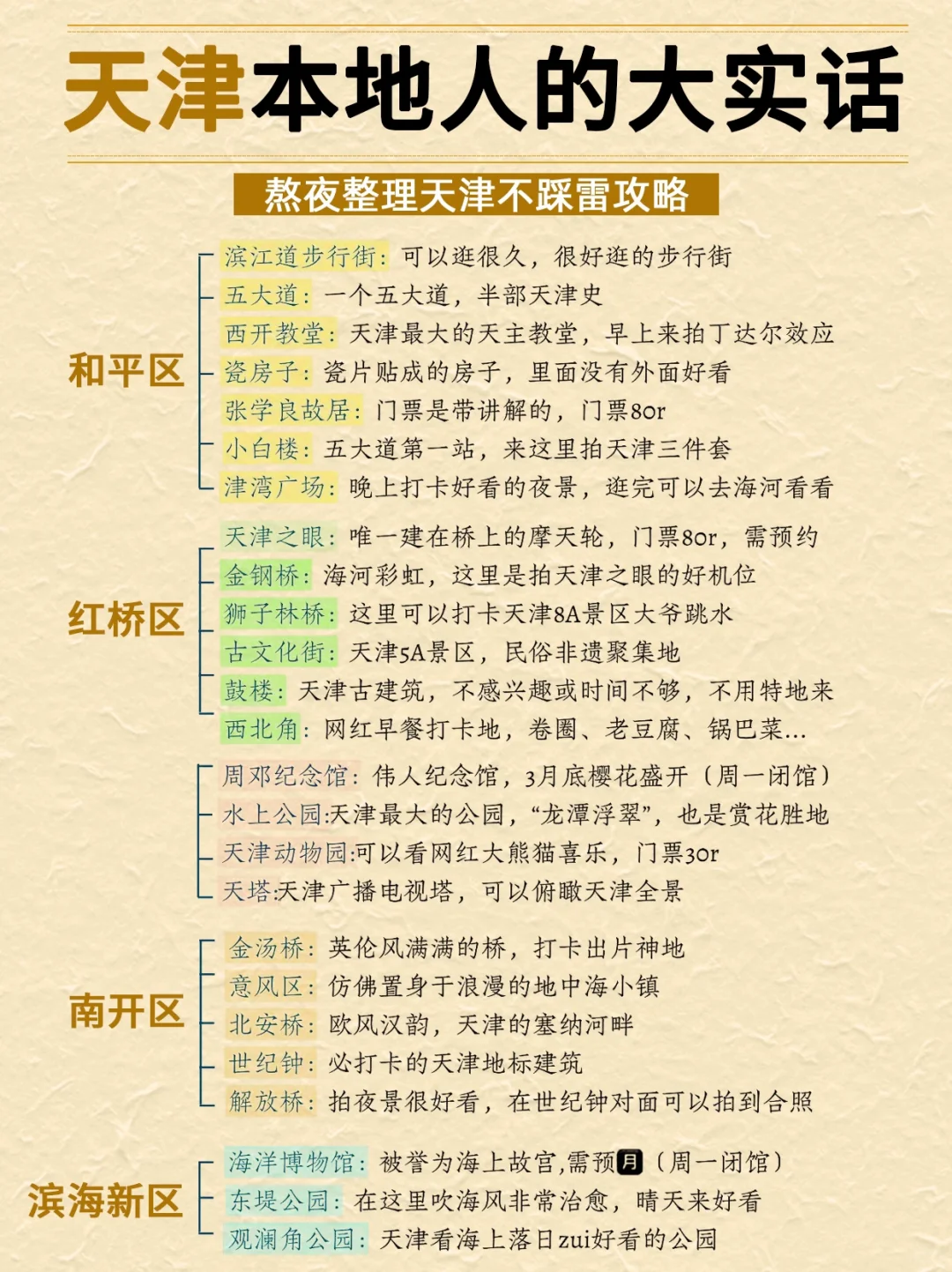端午要来天津的宝子们注意啦❗️来天津必看❗️