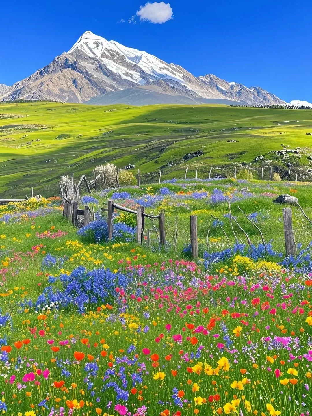 本以为瑞士很美了,直到我来到了夏天的川西