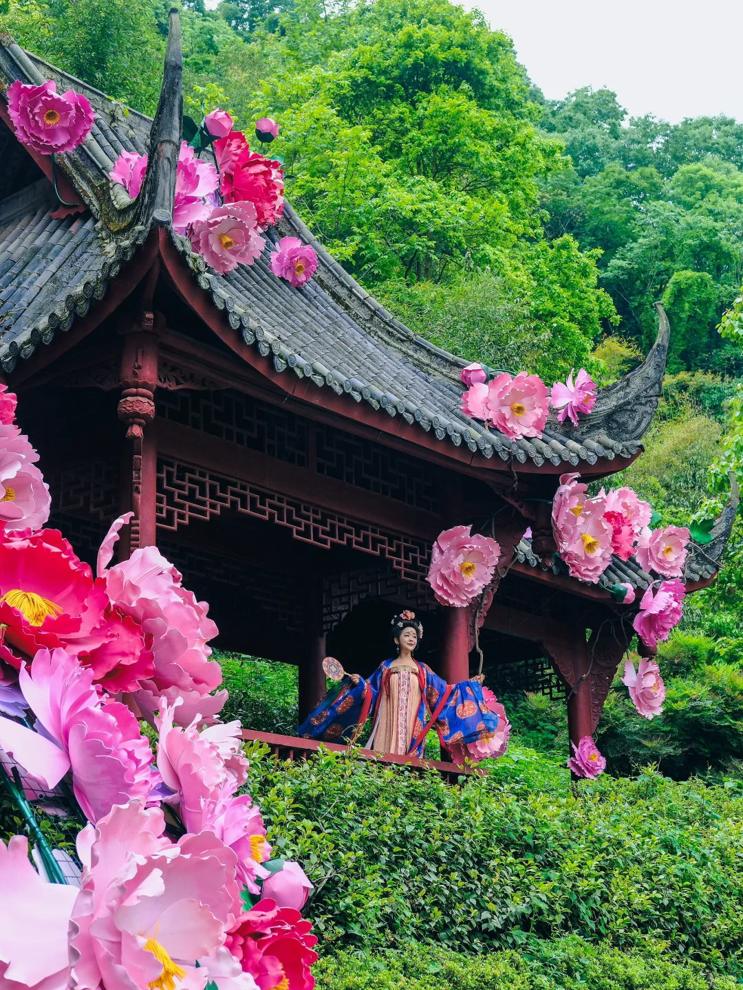 成都周边1h!!现实版《国色芳华》好震撼!!