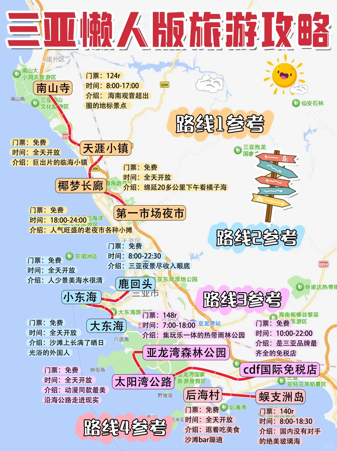 三亚最新懒人版旅游攻略！!主打省心省力