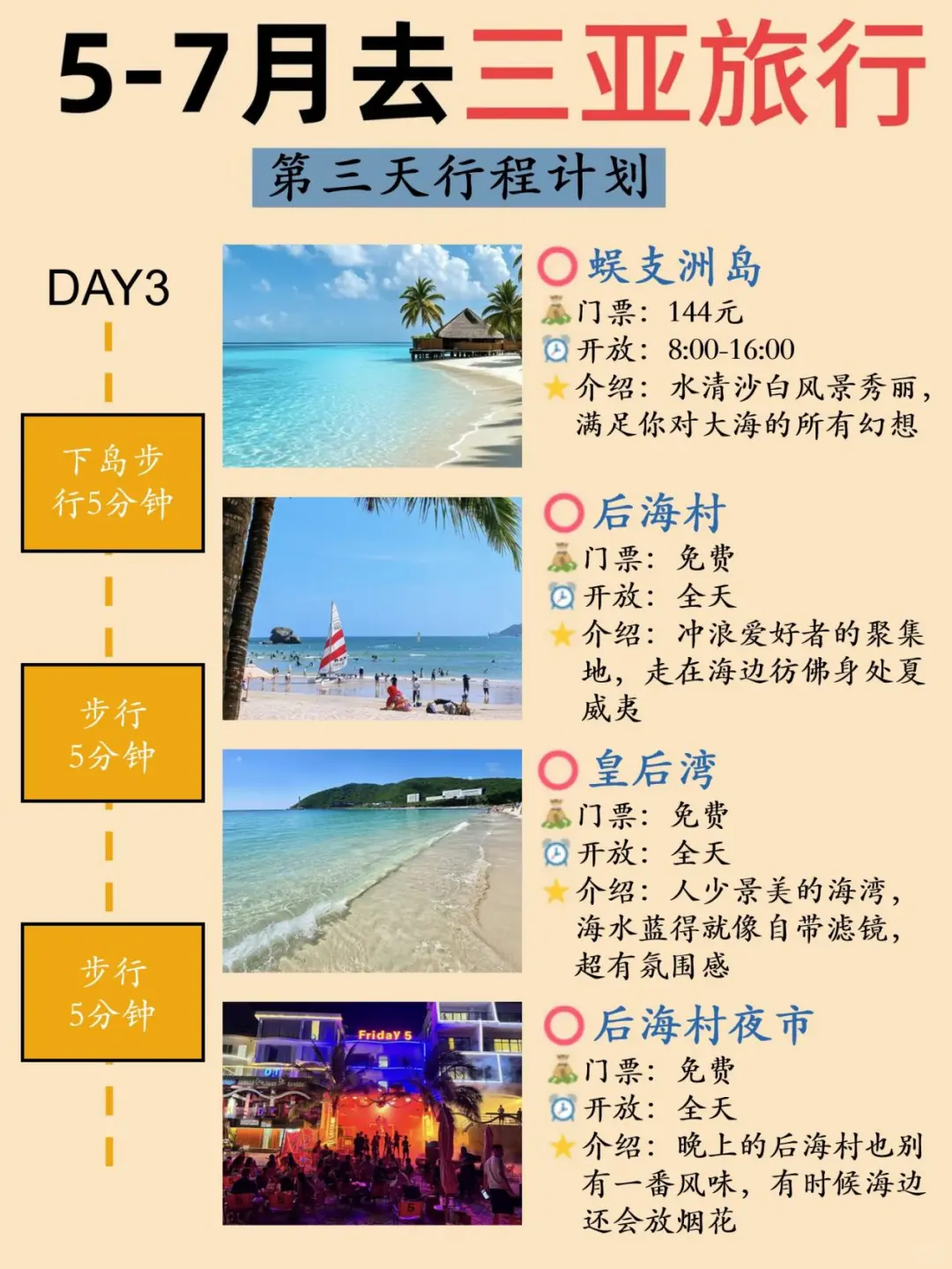 终于有人把5-7月三亚旅游攻略讲清楚