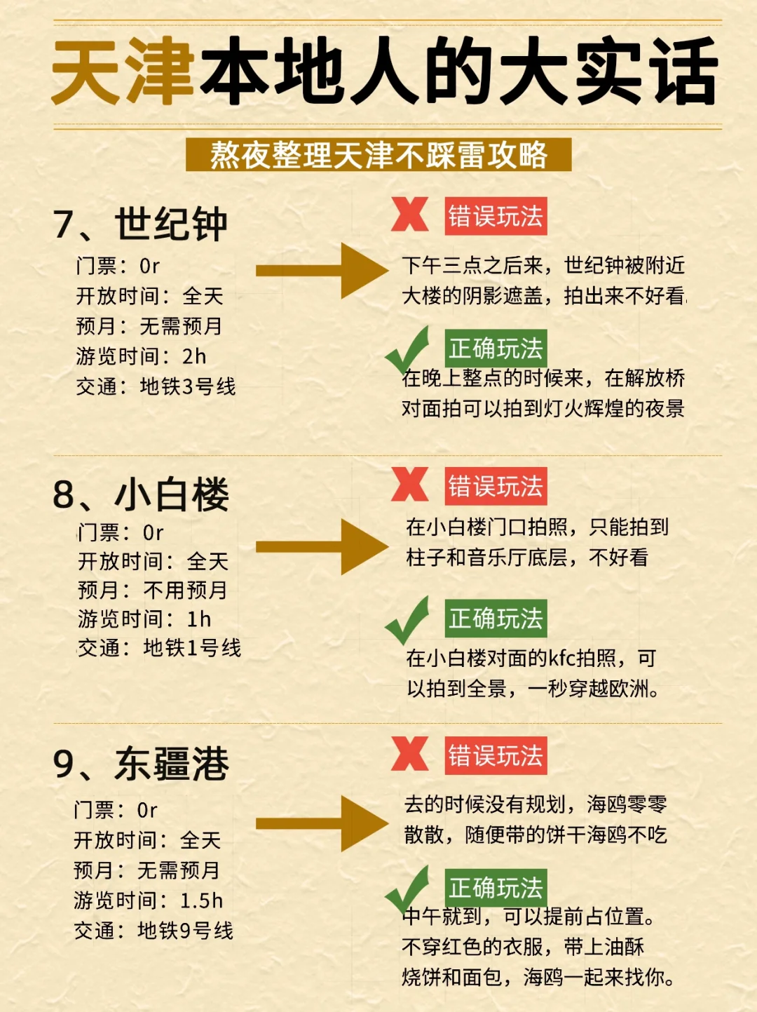 端午要来天津的宝子们注意啦❗️来天津必看❗️