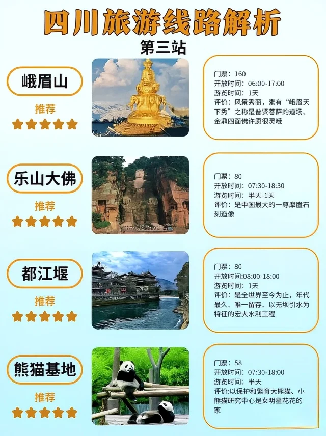 四川 5-8 月保姆级攻略