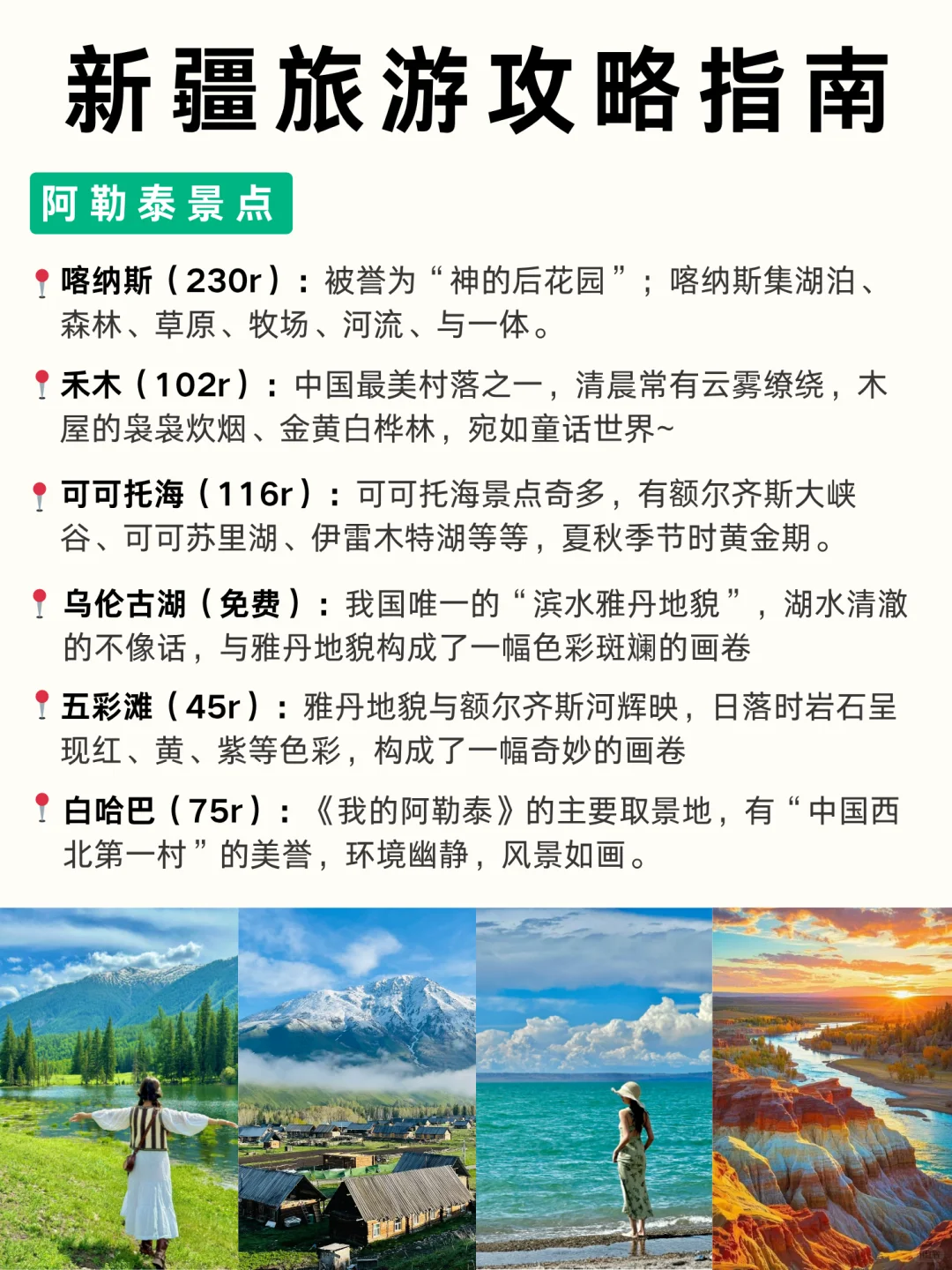 第—次来新疆旅游怎么玩?✅一张图教你看懂