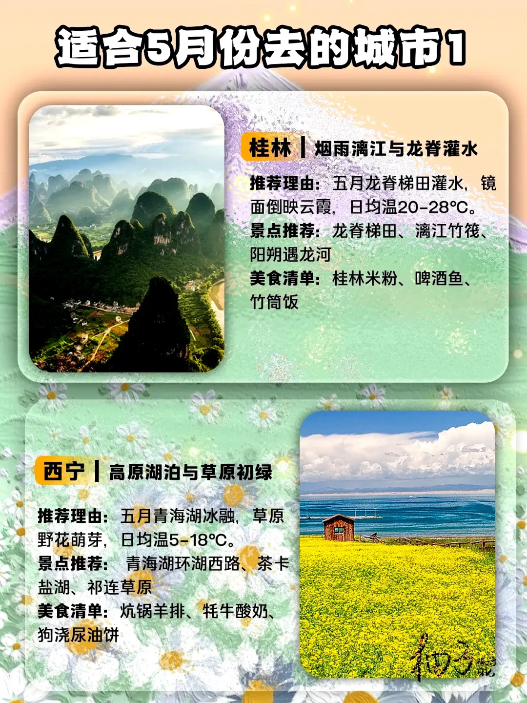 五月旅行推荐：10个值得一游的城市