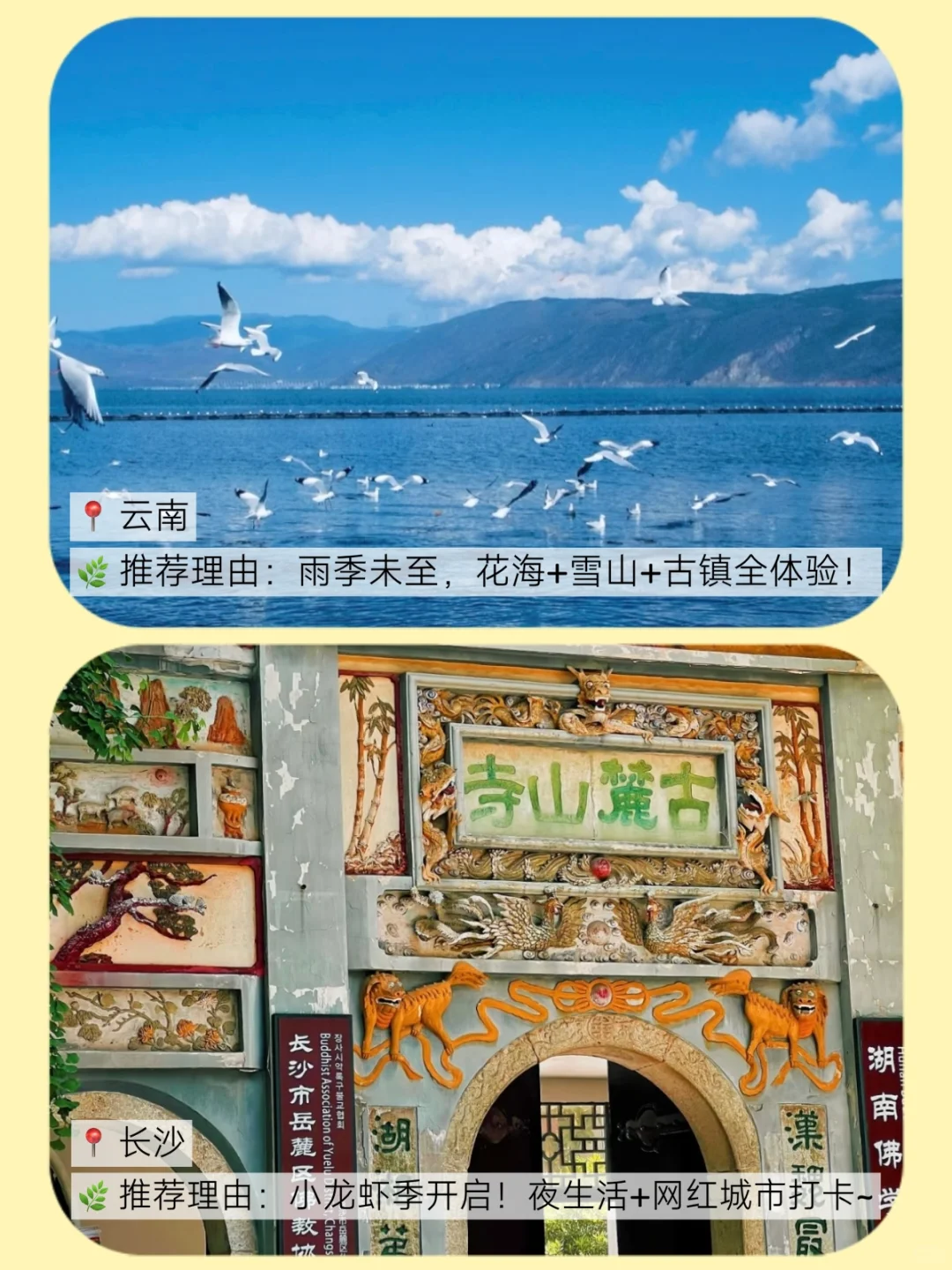 6月旅游城市景点推荐❗