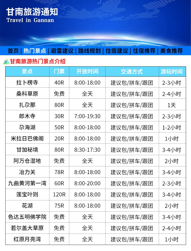 甘南旅游通知！幸好提前看到了😭超全避雷