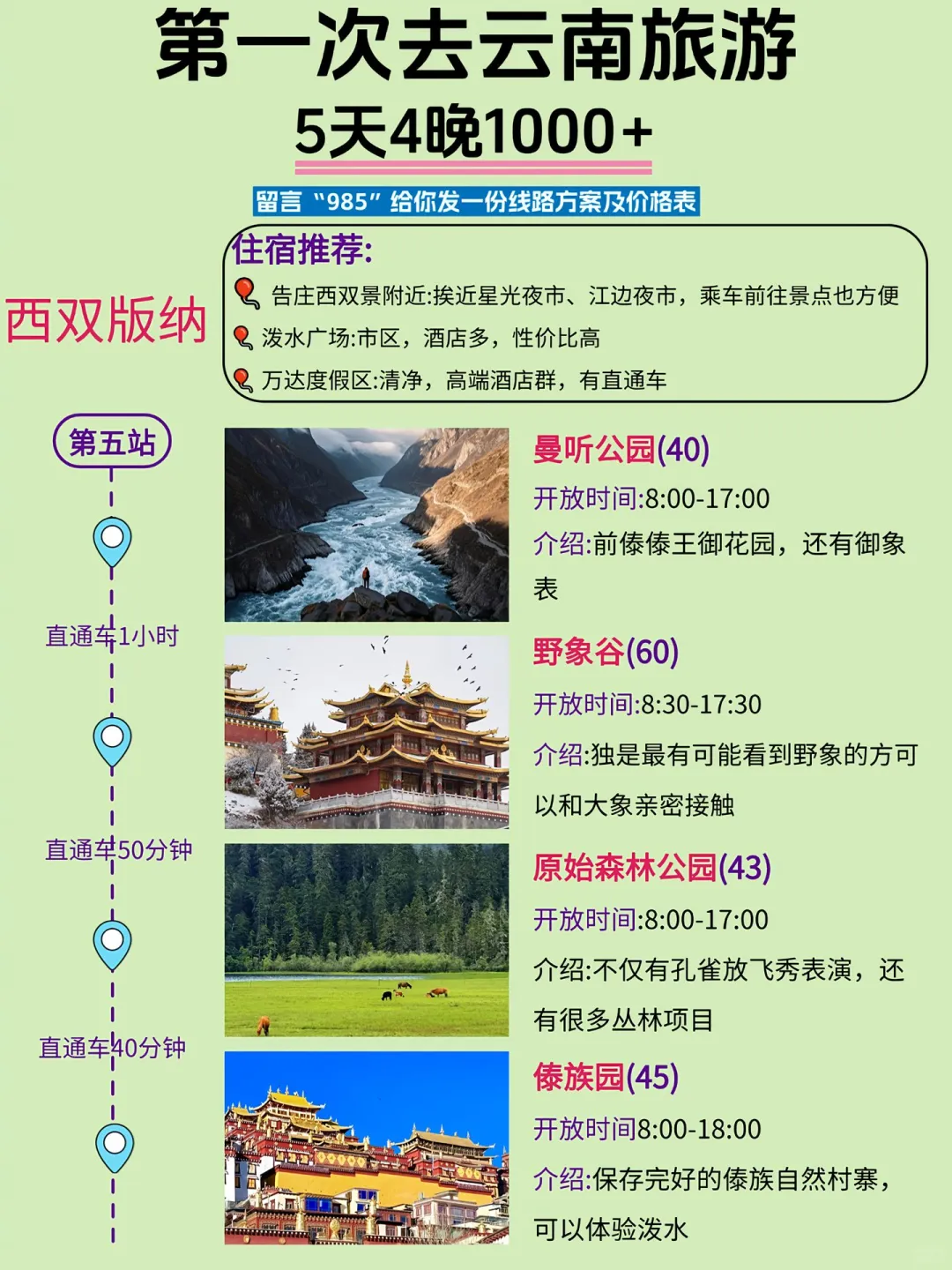 云南必去！神仙路线+超全避坑指南