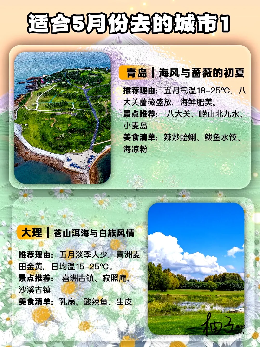 五月旅行推荐：10个值得一游的城市