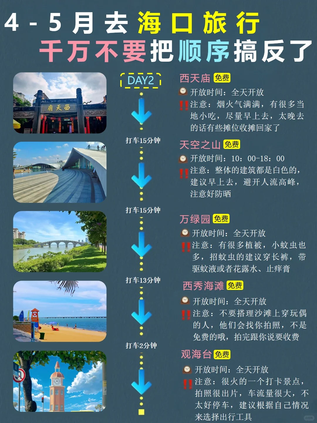 海口三天两夜！不绕路版旅游攻略，直接抄作