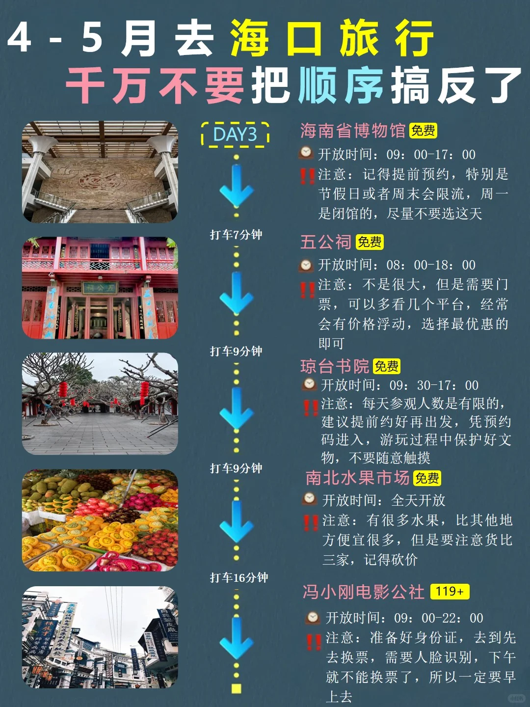 海口三天两夜！不绕路版旅游攻略，直接抄作